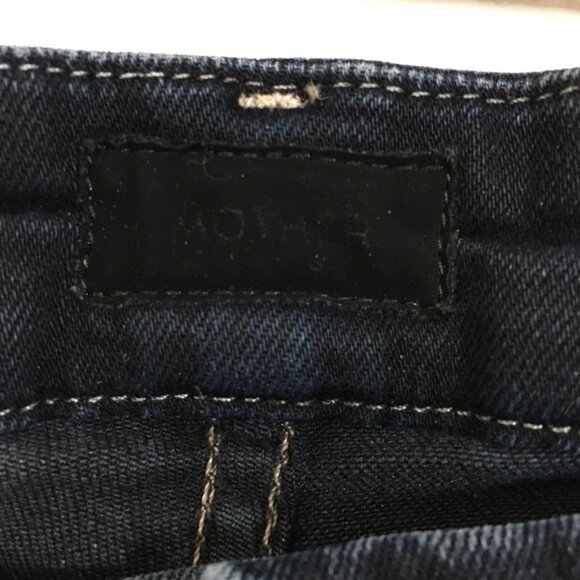 MOTHER High Waisted Looker Ankle Fray in Last Call Wash Size 29 Dark Blue - Picture 10 of 14